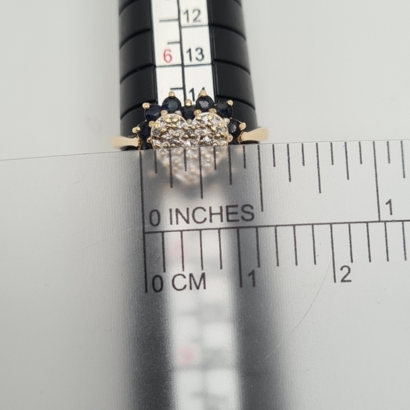 IGC Jewelry 14K Solid Yellow Gold Heart Shaped Ring US Size 7.5 - Picture 12 of 12